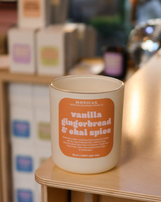 Vanilla Gingerbread & Chai Spice Soy Candle